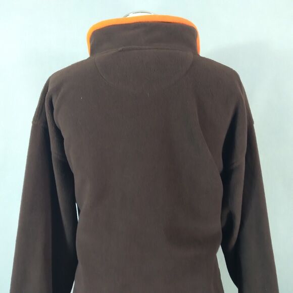 Cleveland Browns fleece sweater men's XL extra large brown pullover 1/4 zip NEW - Picture 11 of 16